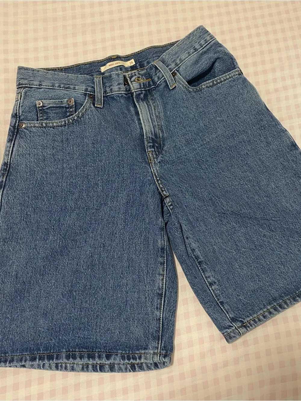 Levi's Classic Blue Denim Shorts